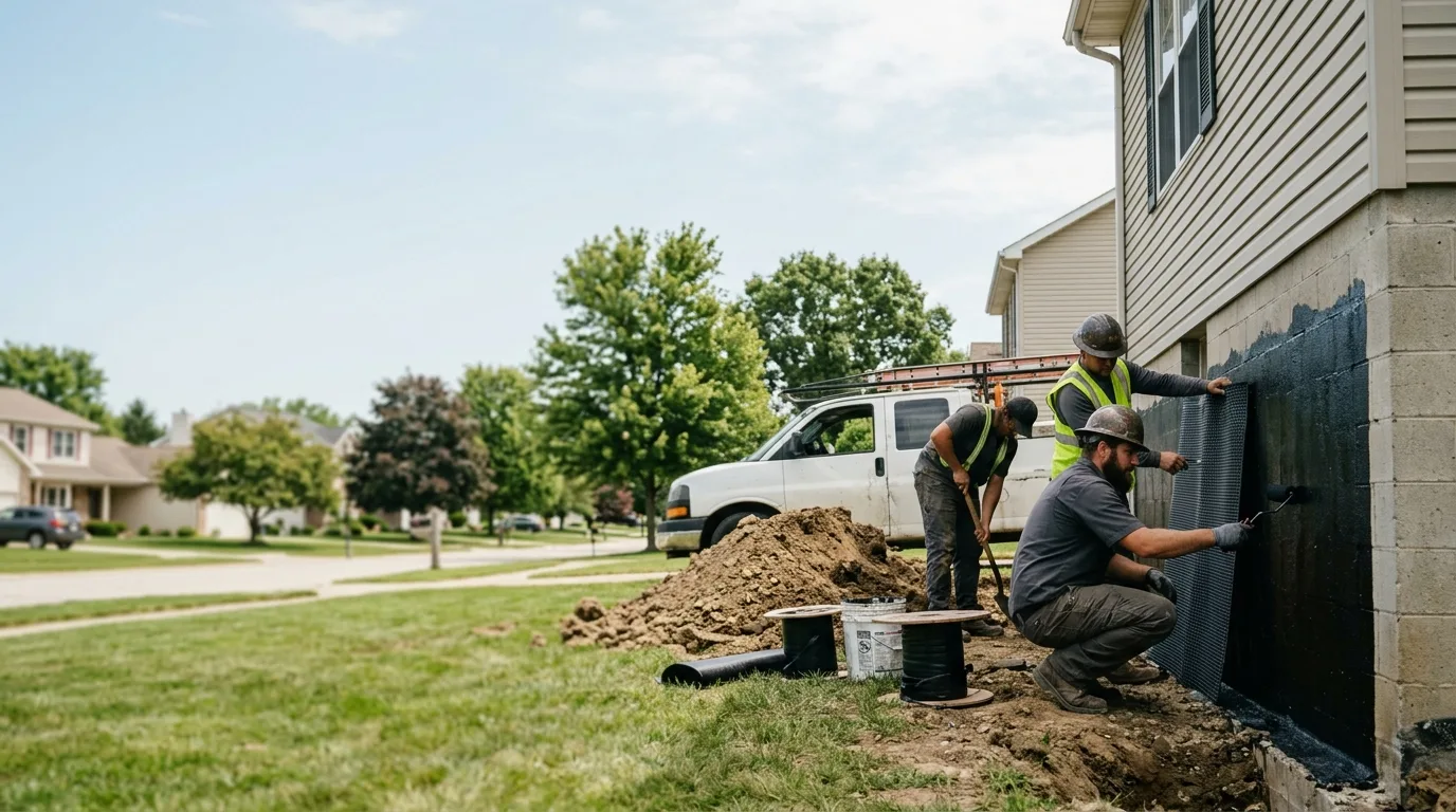 Basement Waterproofing in Saint David, IL near me